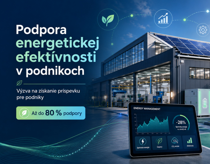 Plánovaná výzva na podporu energetickej efektívnosti v podnikoch
